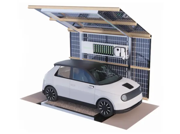 Car Zed E-Port with 8 solar panels