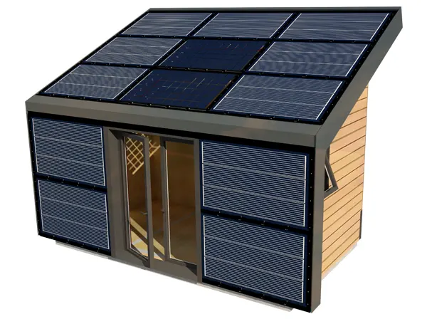 zed power eco builds solar powered garden pavilion